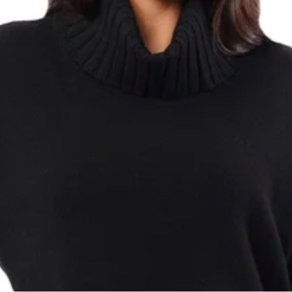 Cyrus Ladies' Black Cowl Neck Turtleneck Sweater Large - Picture 6 of 10